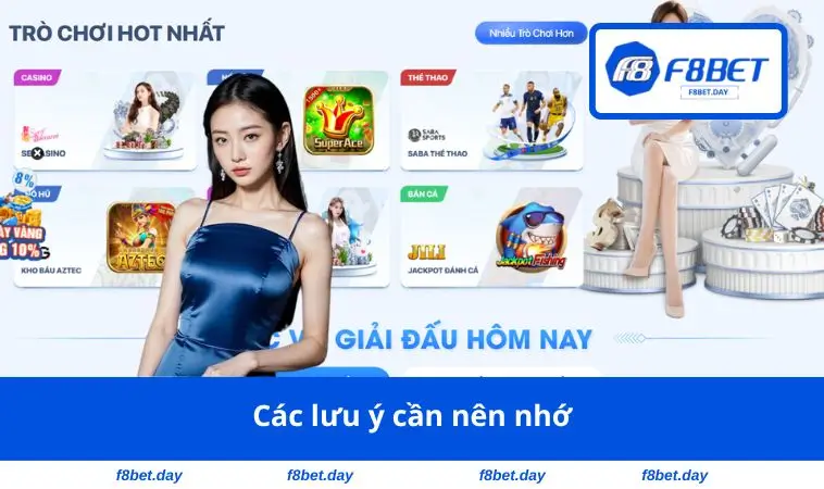 Các lưu ý cần nên nhớ