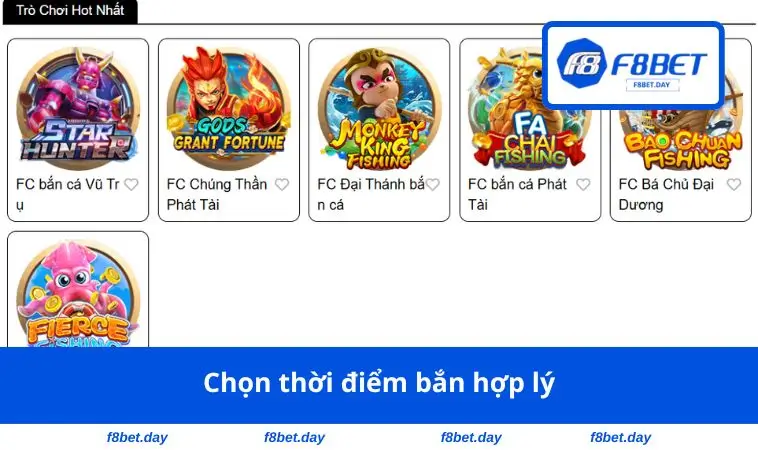 Chọn thời điểm bắn hợp lý