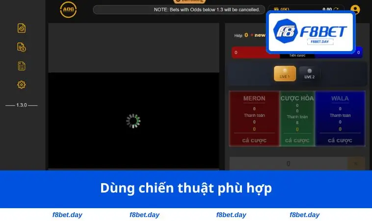 Dùng chiến thuật phù hợp