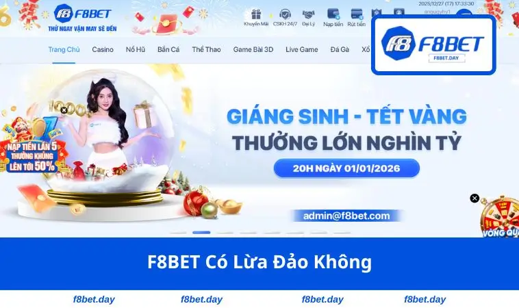 F8BET Có Lừa Đảo Không