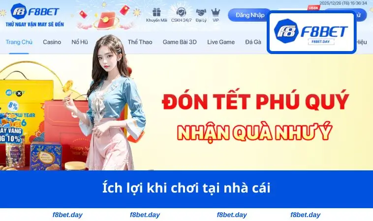 Ích lợi khi chơi tại nhà cái