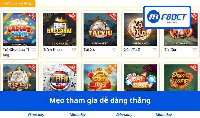 Mẹo tham gia dễ dàng thắng