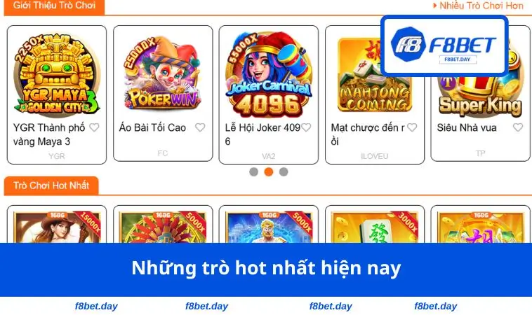 Những trò hot nhất hiện nay
