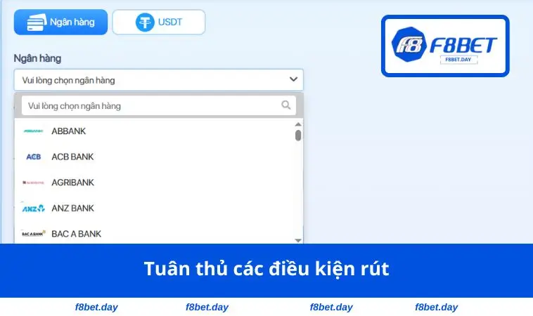 Tuân thủ các điều kiện rút